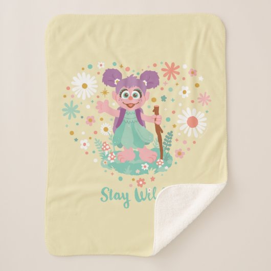 Abby Cadabby | Blijf in de buurt Sherpa Deken (Voorkant)