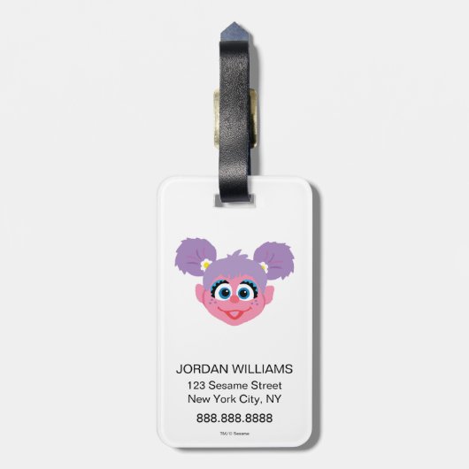 Abby Cadabby | Bloem | Je gegevens toevoegen Bagagelabel (Achterkant verticaal)