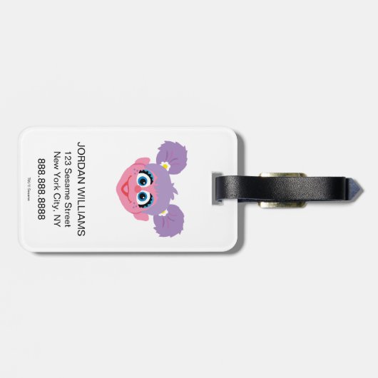 Abby Cadabby | Bloem | Je gegevens toevoegen Bagagelabel (Achterkant horizontaal)