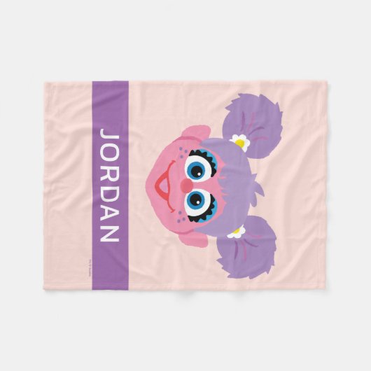 Abby Cadabby | Bloem | Jouw namen toevoegen Fleece Deken (Voorkant (Horizontaal))