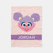 Abby Cadabby | Bloem | Jouw namen toevoegen Fleece Deken (Voorkant)