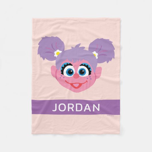 Abby Cadabby | Bloem | Jouw namen toevoegen Fleece Deken (Voorkant)