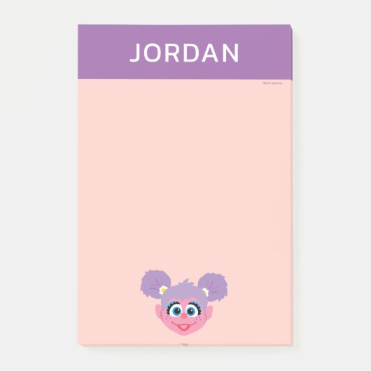 Abby Cadabby | Bloem | Jouw namen toevoegen Post-it® Notes (Voorkant)