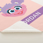 Abby Cadabby | Bloem | Jouw namen toevoegen Sherpa Deken (3/4)