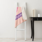 Abby Cadabby | Bloem | Jouw namen toevoegen Sherpa Deken (In situ)