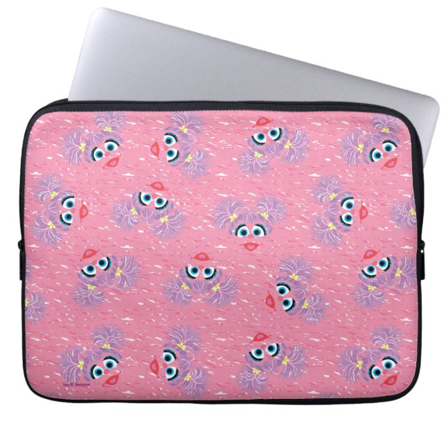 Abby Cadabby bont gezichts patroon Laptop Sleeve (Voorkant)