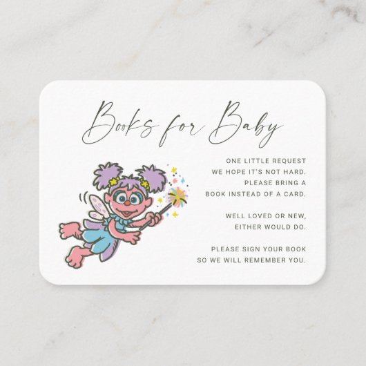 Abby Cadabby Book Request Insert Plaatskaartje (Voorkant)