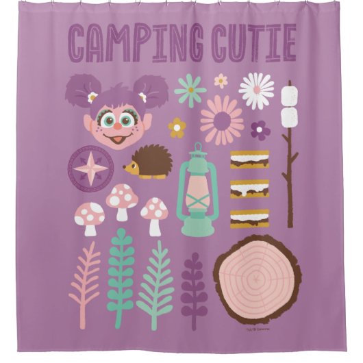 Abby Cadabby | Camping Cutie Douchegordijn (Voorkant)