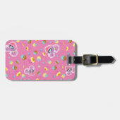 Abby Cadabby Cupcake Party Pattern Bagagelabel (Voorkant horizontaal)