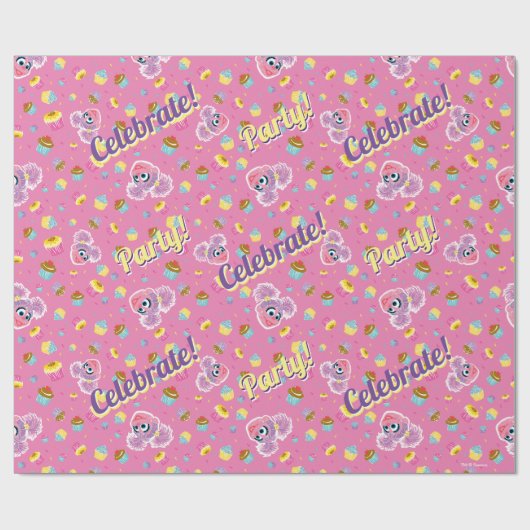 Abby Cadabby Cupcake Party Pattern Cadeaupapier (Vlak)