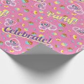Abby Cadabby Cupcake Party Pattern Cadeaupapier (Hoek)