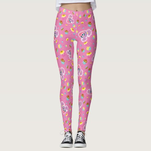 Abby Cadabby Cupcake Party Pattern Leggings (Voorkant)