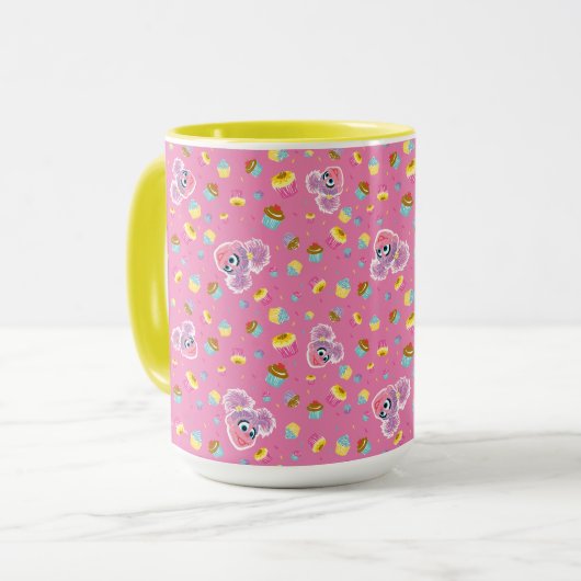 Abby Cadabby Cupcake Party Pattern Mok (Voorkant links)