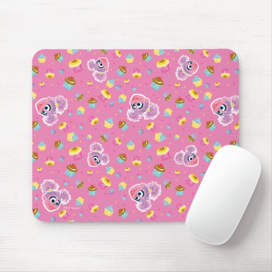 Abby Cadabby Cupcake Party Pattern Muismat (Met muis)