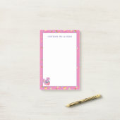 Abby Cadabby Cupcake Party Pattern Post-it® Notes (Op bureau)