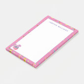 Abby Cadabby Cupcake Party Pattern Post-it® Notes (Schuin)