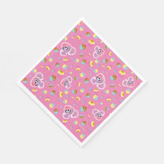Abby Cadabby Cupcake Party Pattern Servet (Hoek)