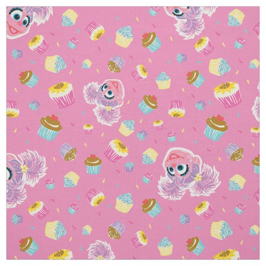 Abby Cadabby Cupcake Party Pattern Stof (Swatch)