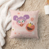 Abby Cadabby en Elmo | Flowers Forever Kussen (Deken)