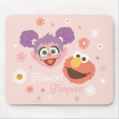 Abby Cadabby en Elmo | Flowers Forever Muismat (Voorkant)