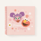 Abby Cadabby en Elmo | Flowers Forever Notitieboek (Voorkant)