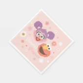 Abby Cadabby en Elmo | Flowers Forever Servet (Hoek)