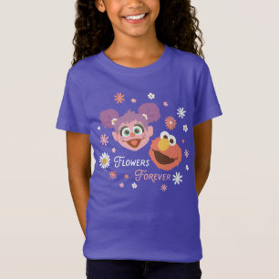 Abby Cadabby en Elmo   Flowers Forever T-shirt