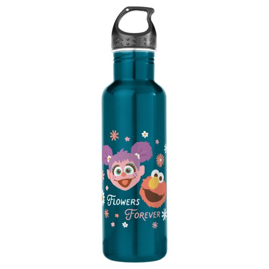 Abby Cadabby en Elmo | Flowers Forever Waterfles (Voorkant)