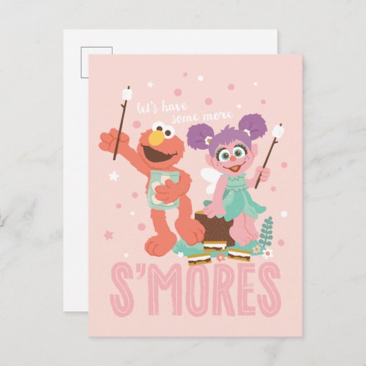 Abby Cadabby en Elmo | Laten we nog wat meer sport Briefkaart (Voorkant / Achterkant)