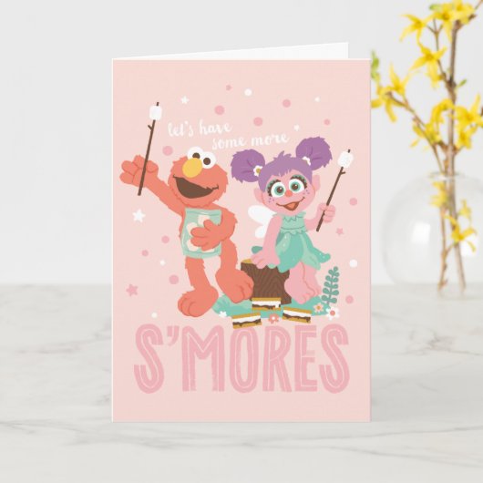 Abby Cadabby en Elmo | Laten we nog wat meer sport Kaart (Gele Bloem)