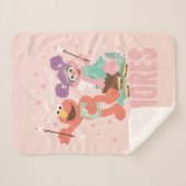 Abby Cadabby en Elmo | Laten we nog wat meer sport Sherpa Deken (Voorkant (horizontaal))