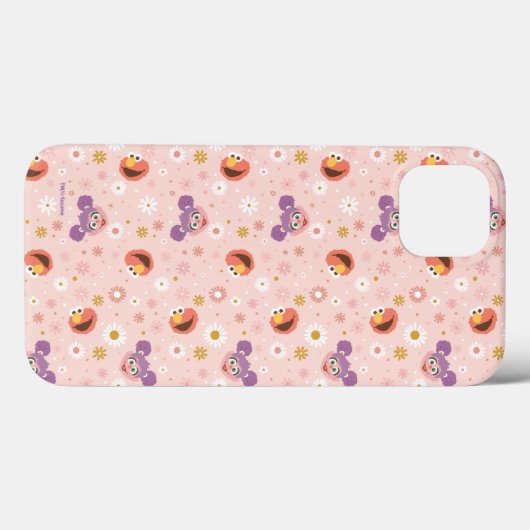 Abby Cadabby en Elmo | Woodland Pattern Case-Mate iPhone Case (Achterkant (horizontaal))