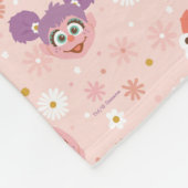 Abby Cadabby en Elmo | Woodland Pattern Fleece Deken (Hoek)