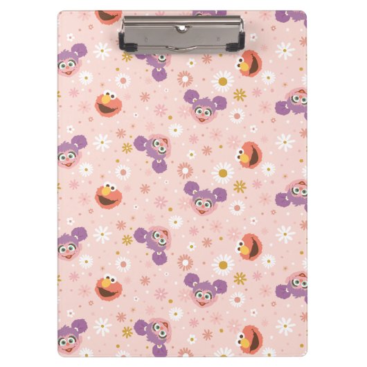 Abby Cadabby en Elmo | Woodland Pattern Klembord (Voorkant)