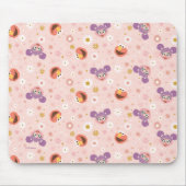 Abby Cadabby en Elmo | Woodland Pattern Muismat (Voorkant)