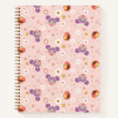 Abby Cadabby en Elmo | Woodland Pattern Notitieboek (Voorkant)