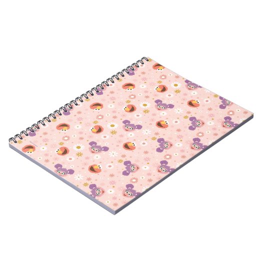 Abby Cadabby en Elmo | Woodland Pattern Notitieboek (Linkerzijde)