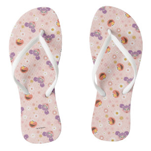 Abby Cadabby en Elmo   Woodland Pattern Teenslippers