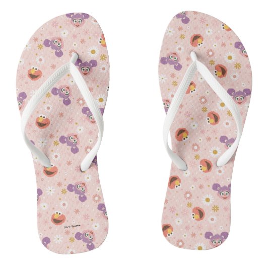 Abby Cadabby en Elmo | Woodland Pattern Teenslippers (Voetbed)