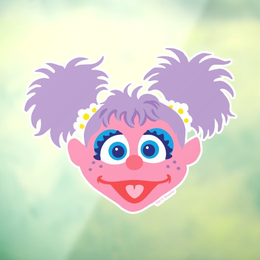 Abby Cadabby Face Raamsticker (Vel 3)