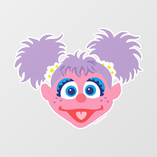 Abby Cadabby Face Raamsticker (Vel)