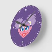 Abby Cadabby Face Ronde Klok (Hoek)