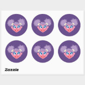 Abby Cadabby Face Ronde Sticker (Vel)