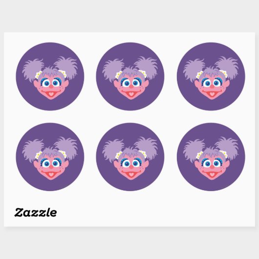 Abby Cadabby Face Ronde Sticker (Vel)