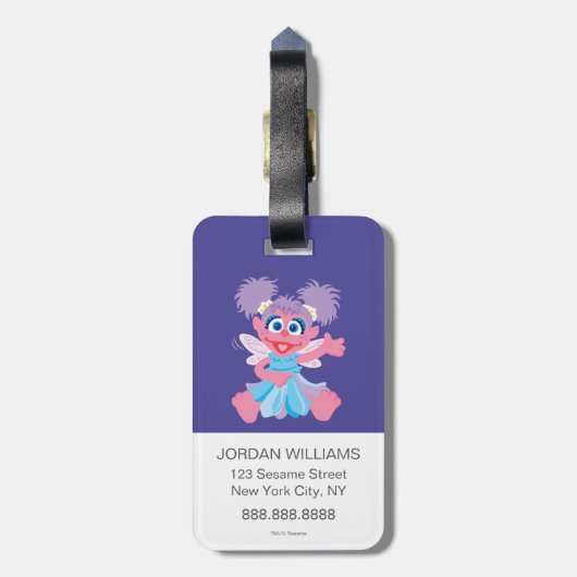 Abby Cadabby Fairy Bagagelabel (Achterkant verticaal)