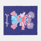 Abby Cadabby Fairy | Jouw namen toevoegen Fleece Deken (Voorkant (Horizontaal))