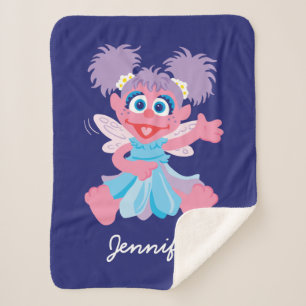 Abby Cadabby Fairy   Jouw namen toevoegen Sherpa Deken