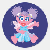 Abby Cadabby Fairy Ronde Sticker (Voorkant)