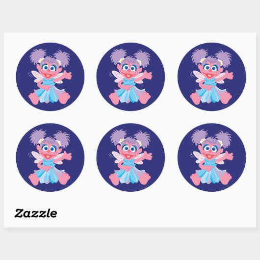 Abby Cadabby Fairy Ronde Sticker (Vel)