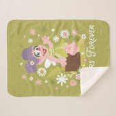 Abby Cadabby | Flowers Forever Sherpa Deken (Voorkant (horizontaal))